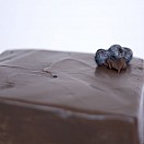 Torta de panqueque chocolate y trufa