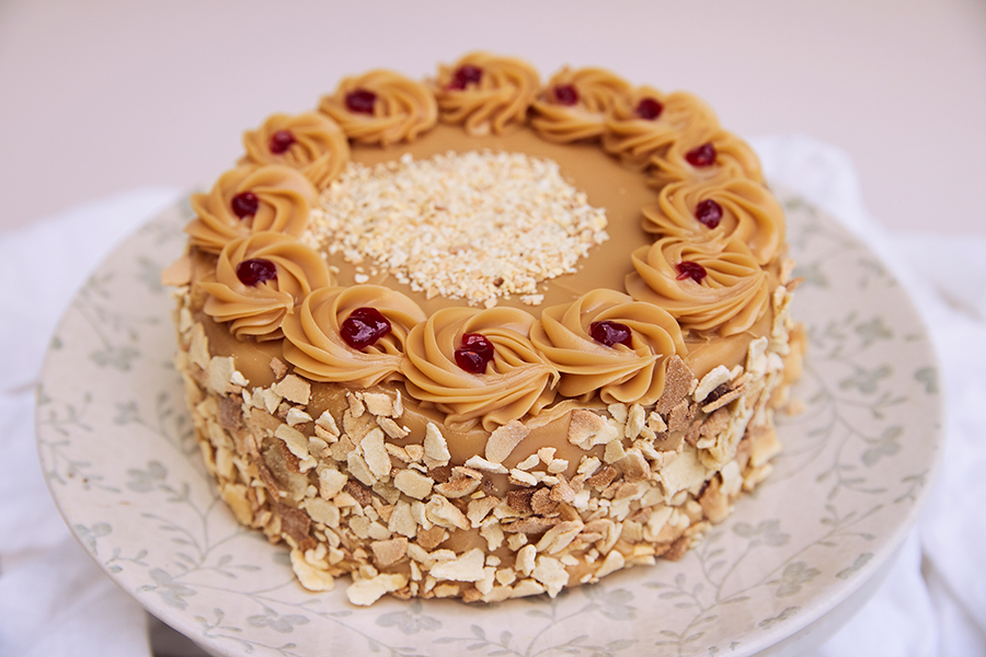 Torta de hojarasca frambuesa