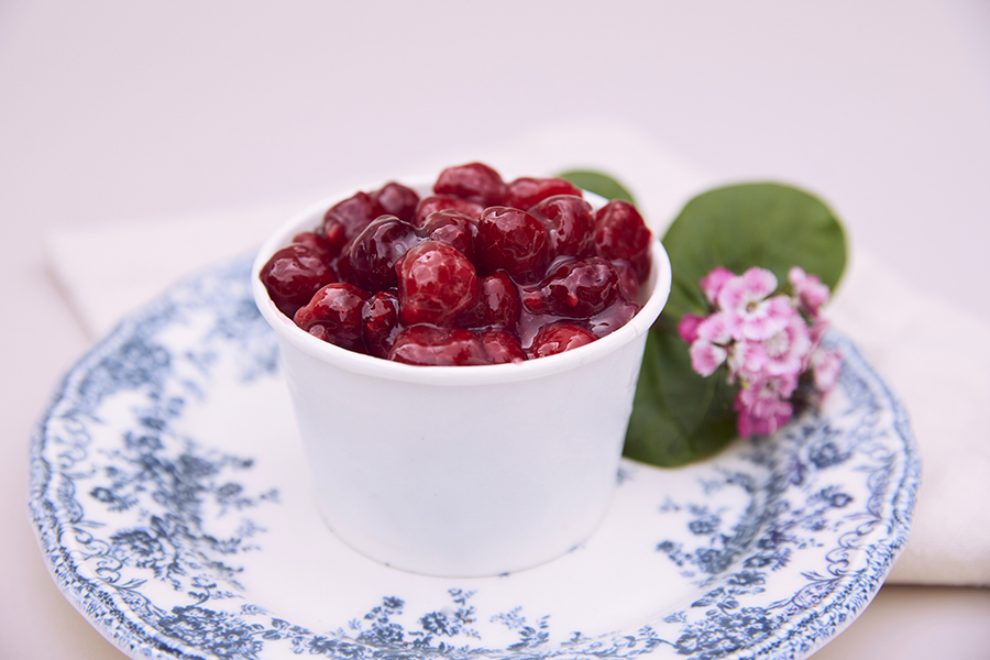 Mousse de frambuesa