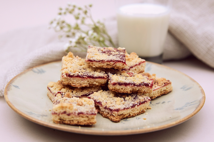 Galletas de frambuesa