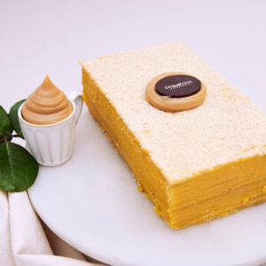 Torta panqueque naranja manjar