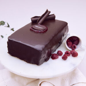 Torta panqueque chocolate frambuesa
