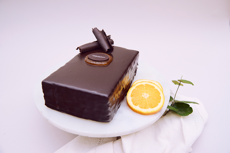 Torta panqueque chocolate naranja