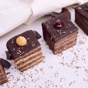 Torta de panqueque chocolate