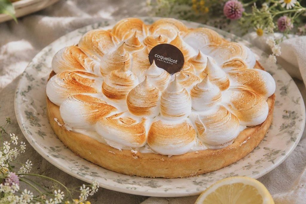 Pie de limón con merengue
